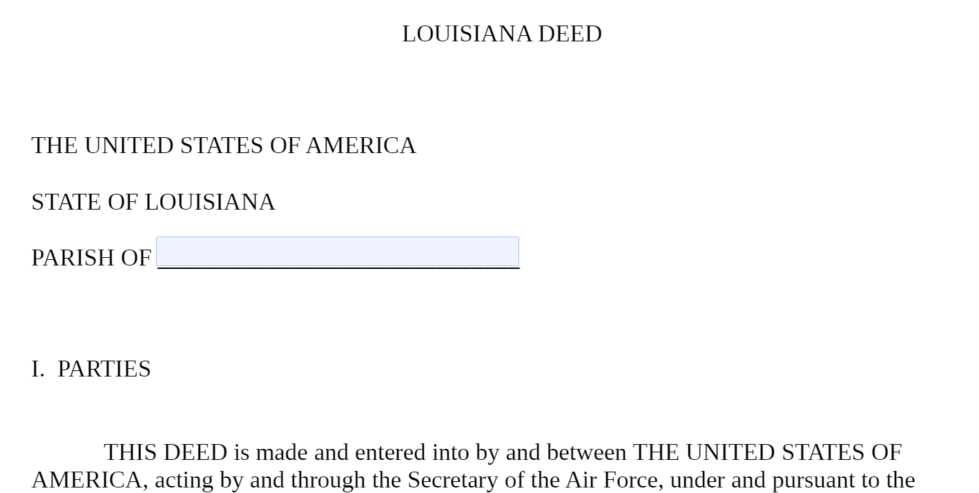 How to Fill Out Louisiana Quitclaim Deed PDF Converter